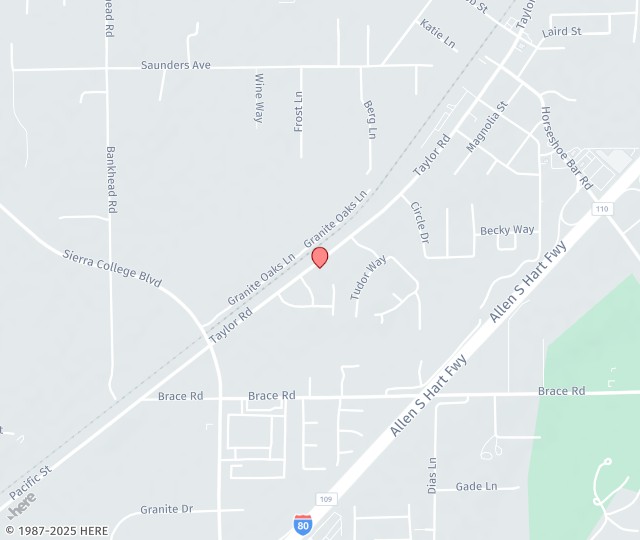 Location Map: 3875 Taylor Road Loomis, CA 95650